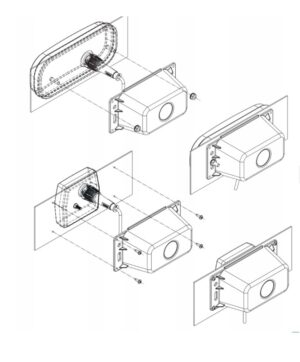 Alternative view of Poklopac instalacije stop svetla